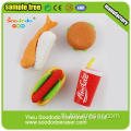 3D Hotdog จิ๊กซอว์ออกแบบรูปทรงยางลบ